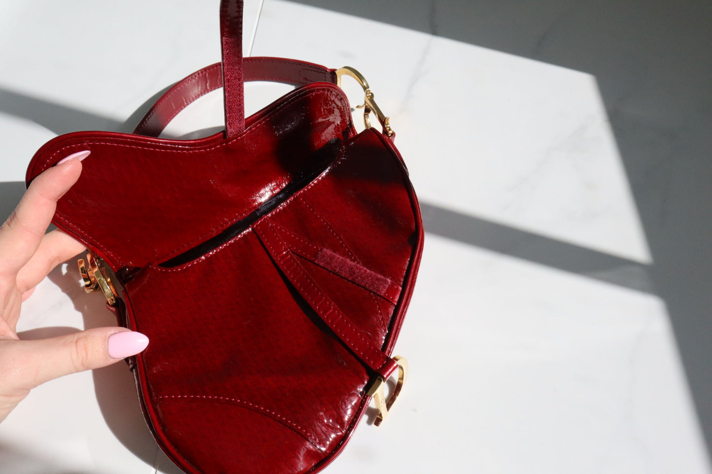 Vintage Mini Dior saddle bag