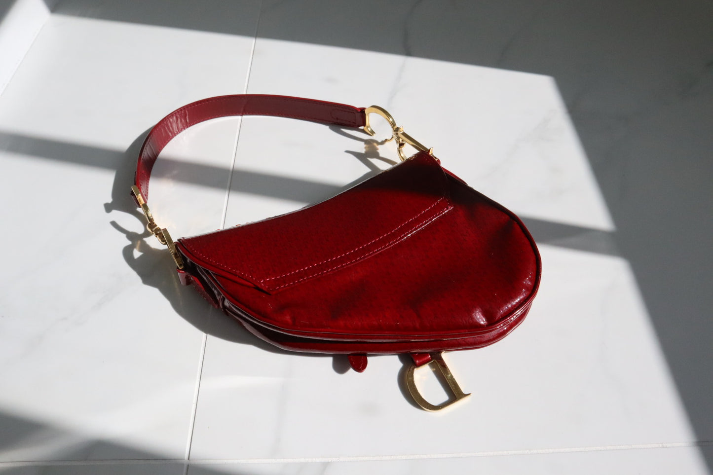 Vintage Mini Dior saddle bag