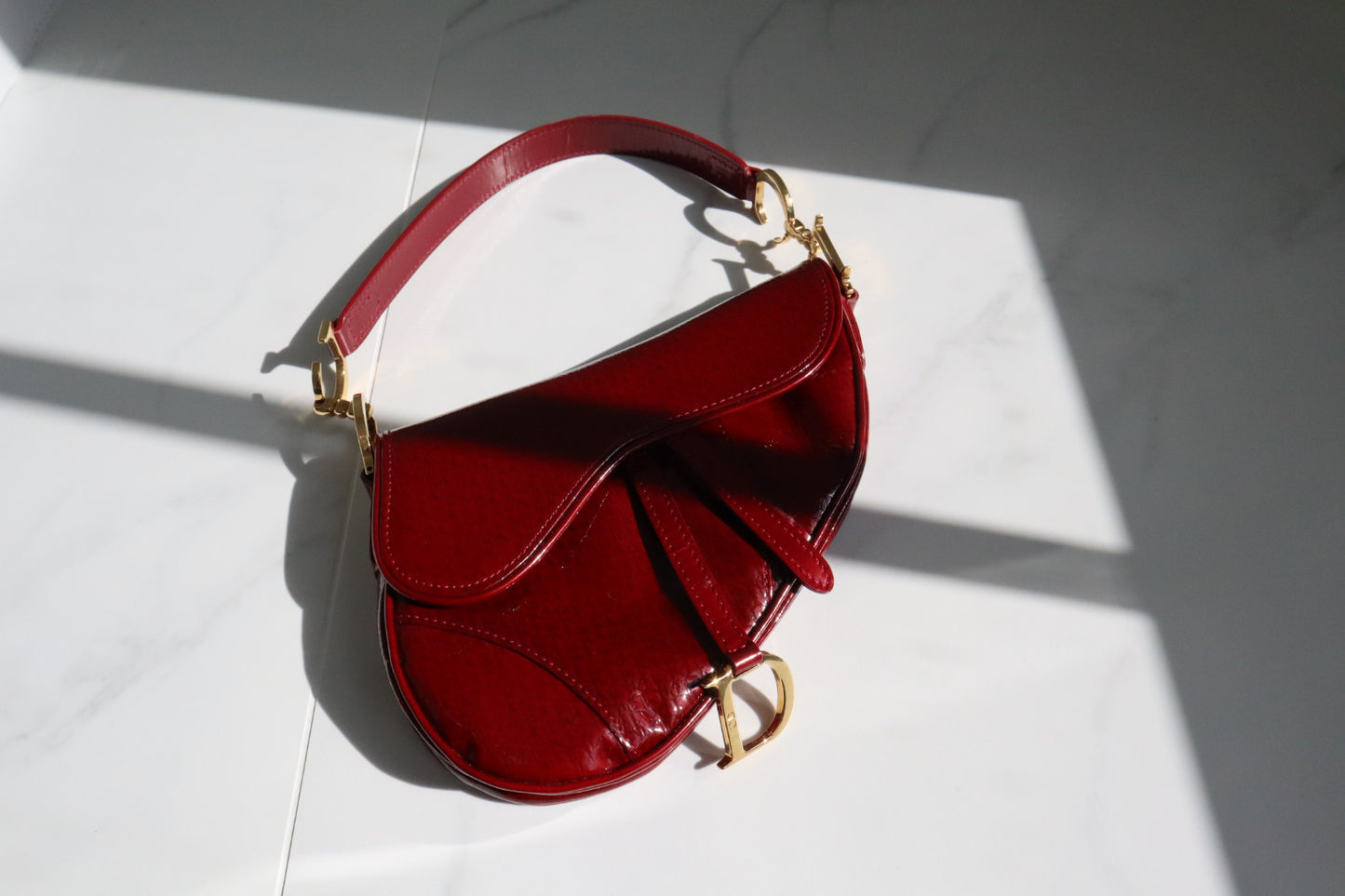 Vintage Mini Dior saddle bag