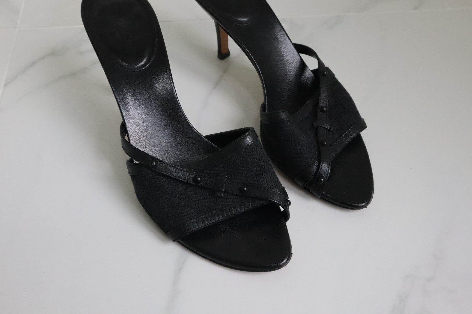 Vintage gucci clearance mules