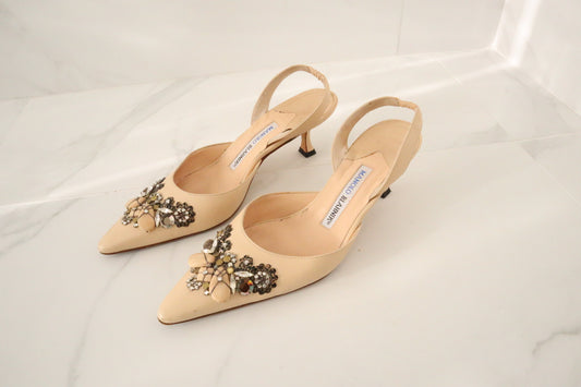 Manolo Blahnik slingback (38)